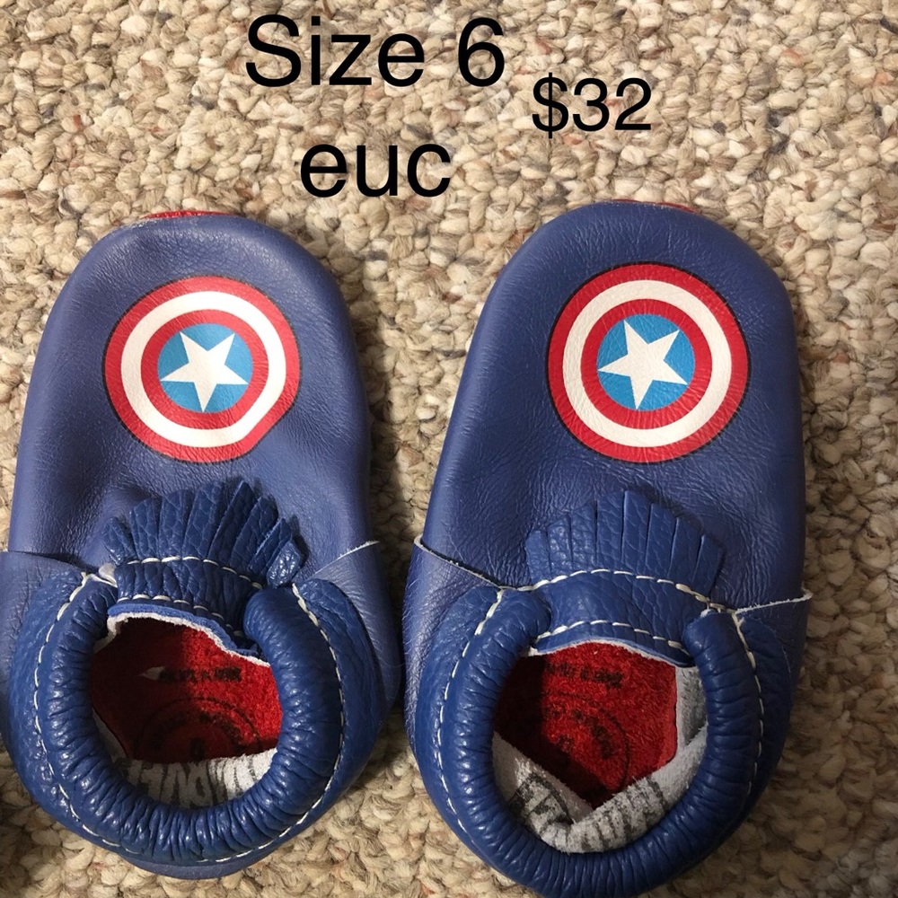 Freshly picked moccs size 6